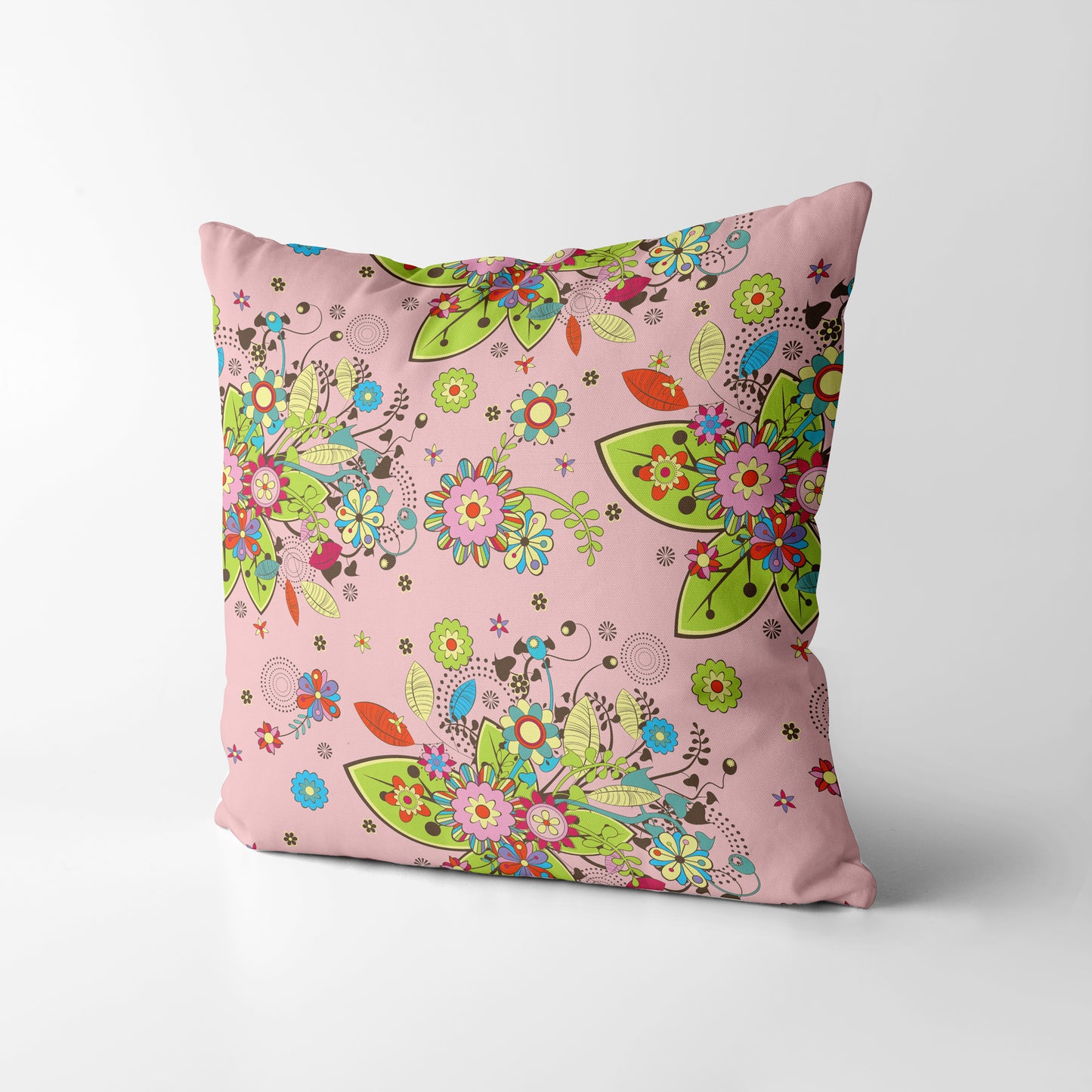 Summer and Spring Flowers - Square Cushion