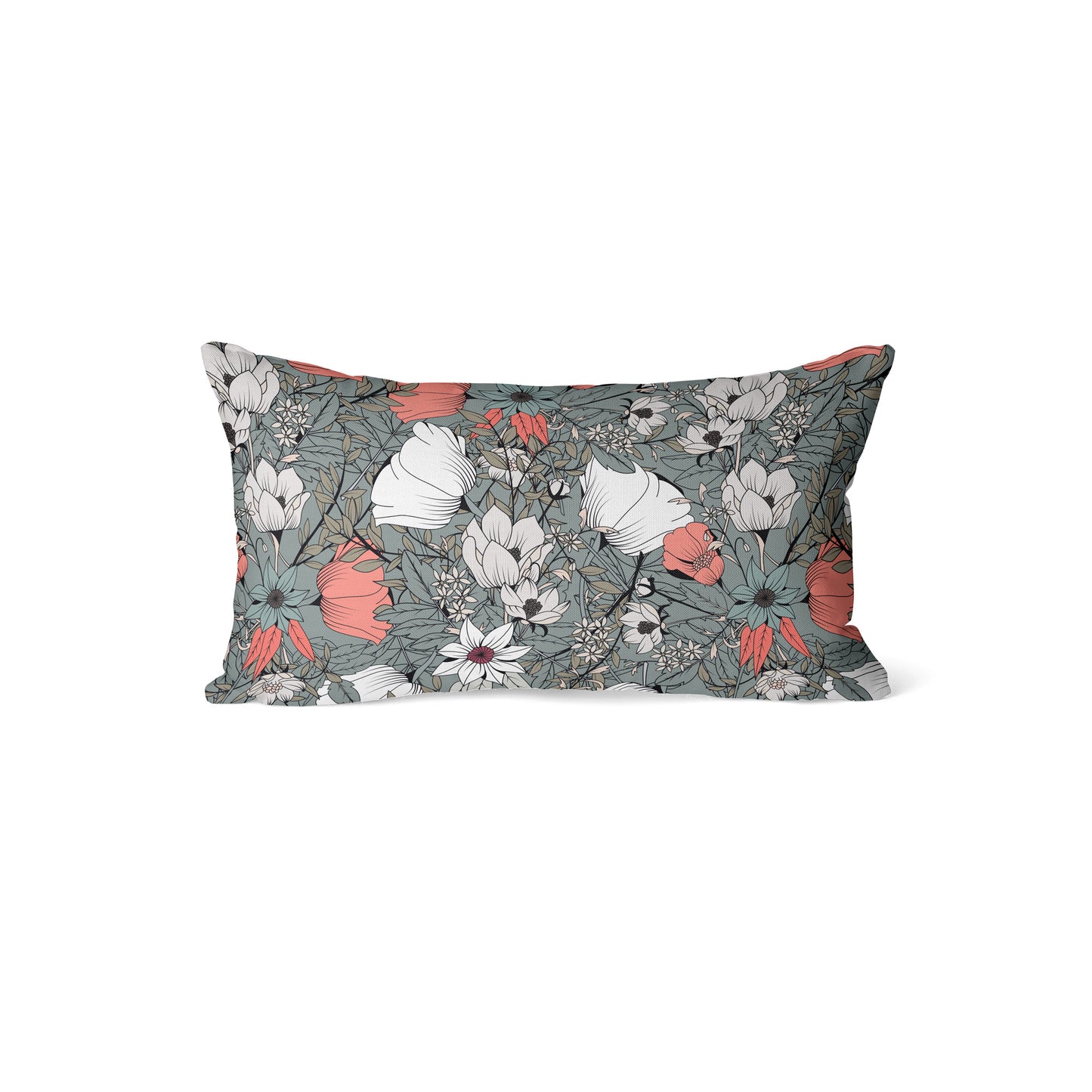 Summer and Spring Flowers - Rectangle Cushion