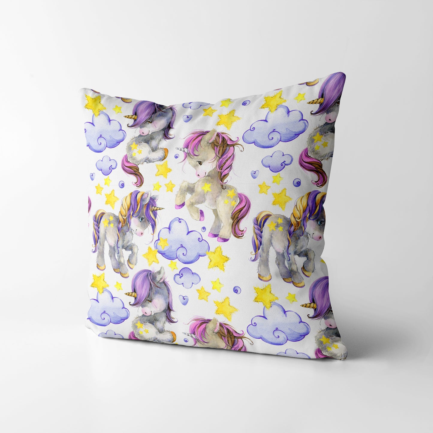 Baby Unicorn Kids Square Cushion