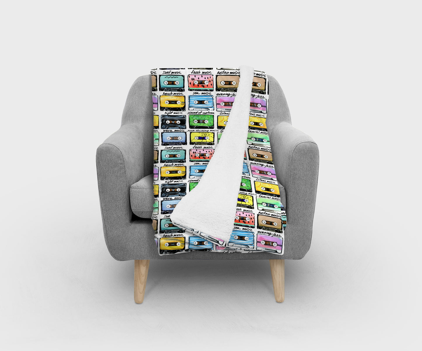 Retro Cassettes Blanket