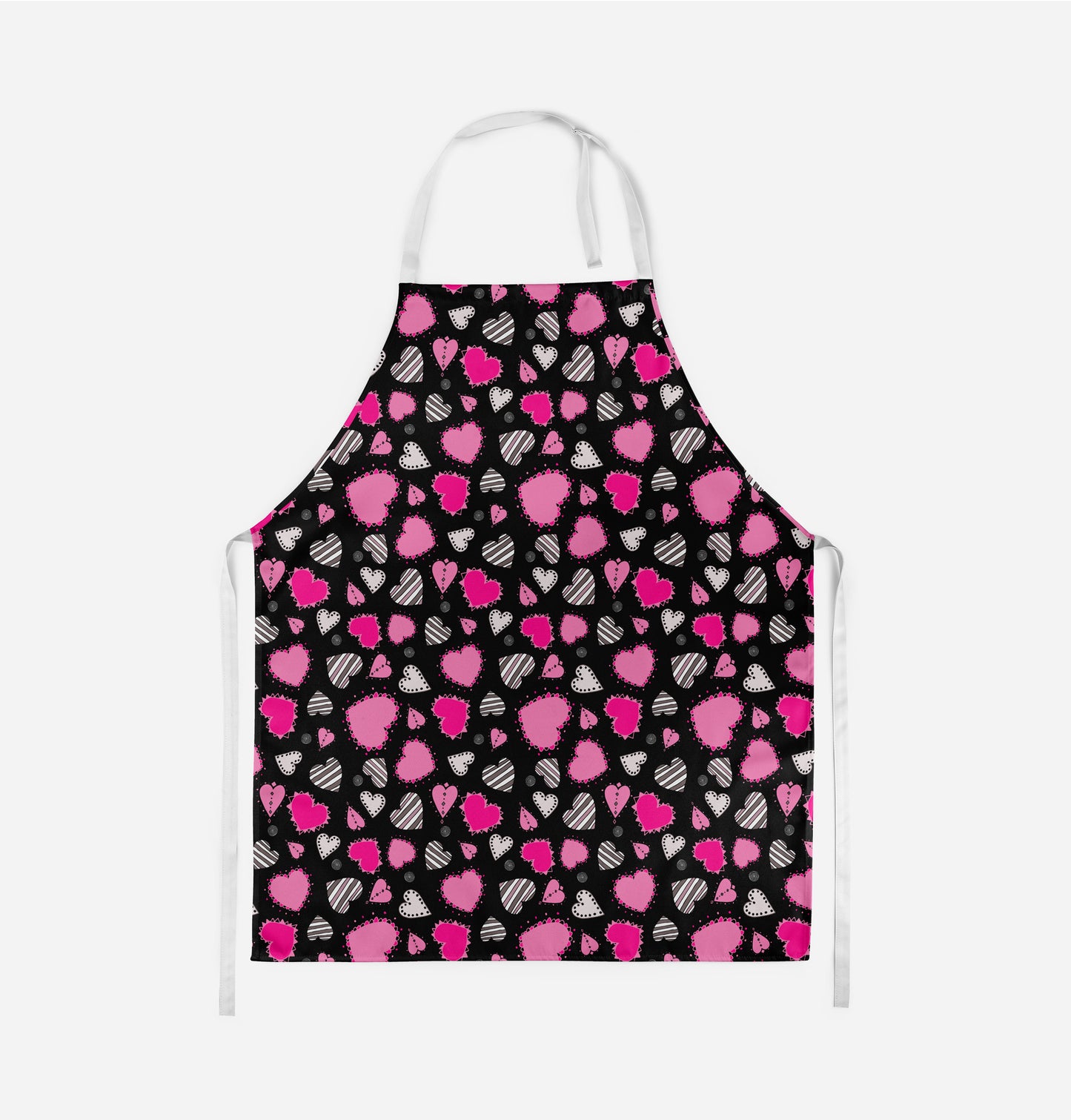 Hearts swirls Adult Apron