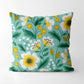Colorful spring flowers Square Cushion