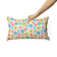 Whimsical Modern Flowers - Rectangle Cushion