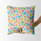 Whimsical Modern Flowers - Square Cushion