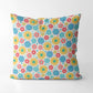 Whimsical Modern Flowers - Square Cushion