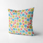 Whimsical Modern Flowers - Square Cushion