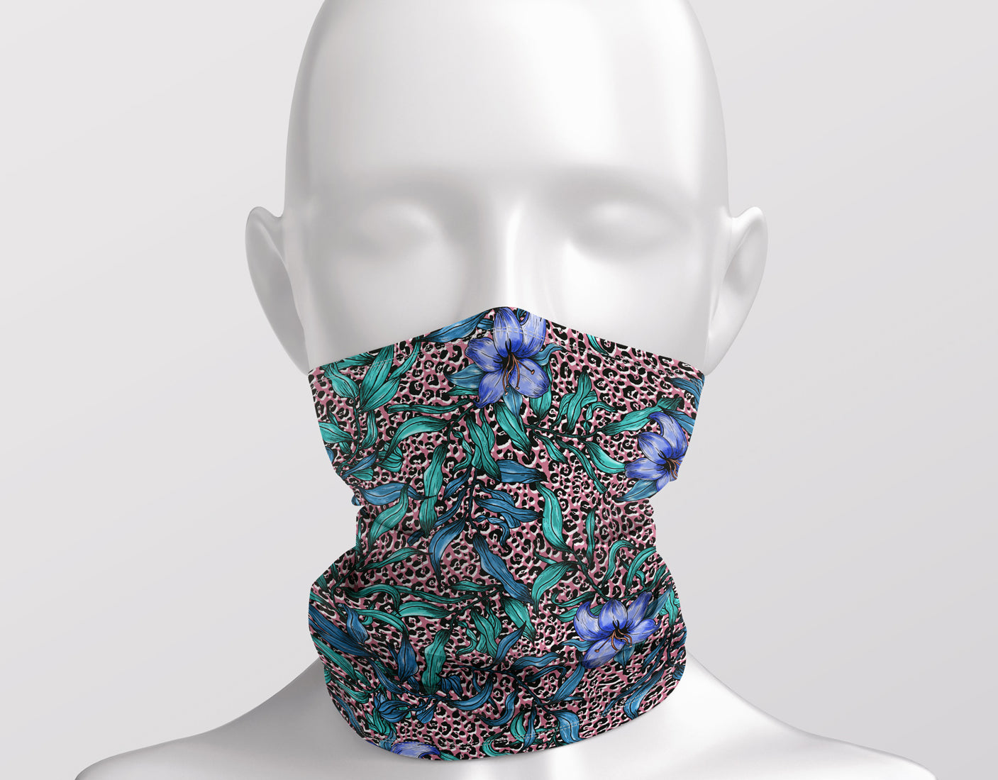 Animal Skin Floral - Adult Snood