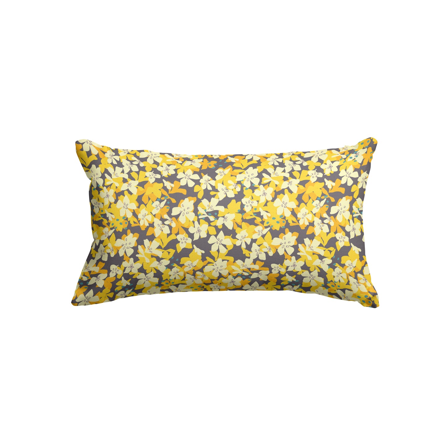 Dark Spring Blossom - Rectangle Cushion