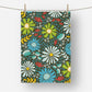 Geometric Flowers - Tea Towel