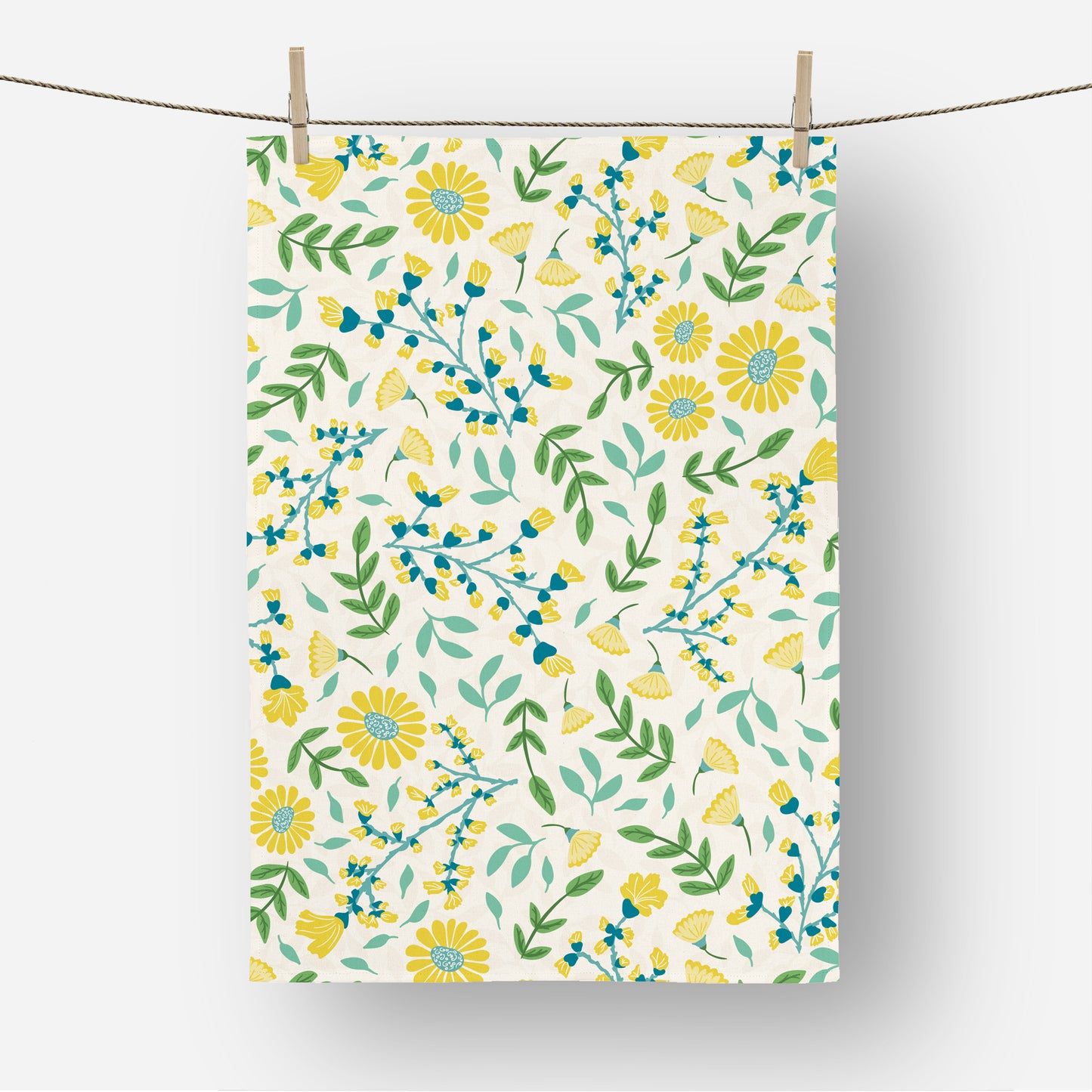 Ditsy Spring Floral - Tea Towel