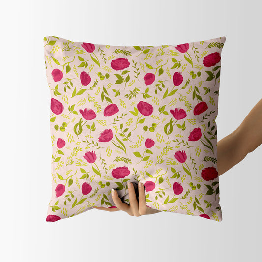 Spring fling - dancing flowers II Square Cushion