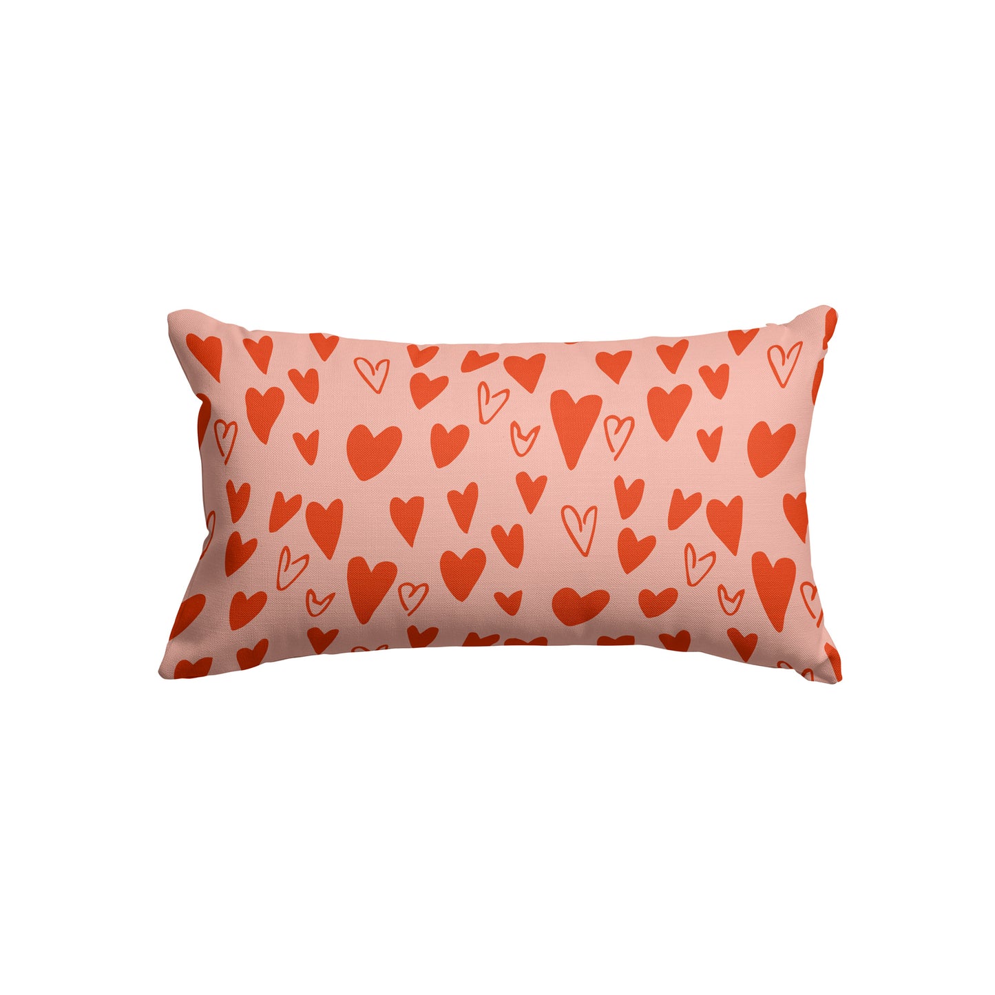 Pink hearts - Rectangle Cushion