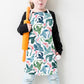 Dragon Fire Blue and Green Kids Apron