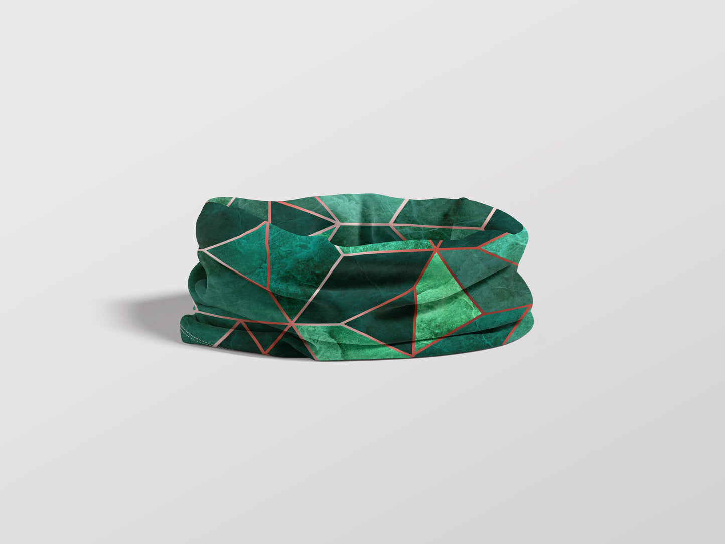 Emerald and Copper Reflections - Adult Snood