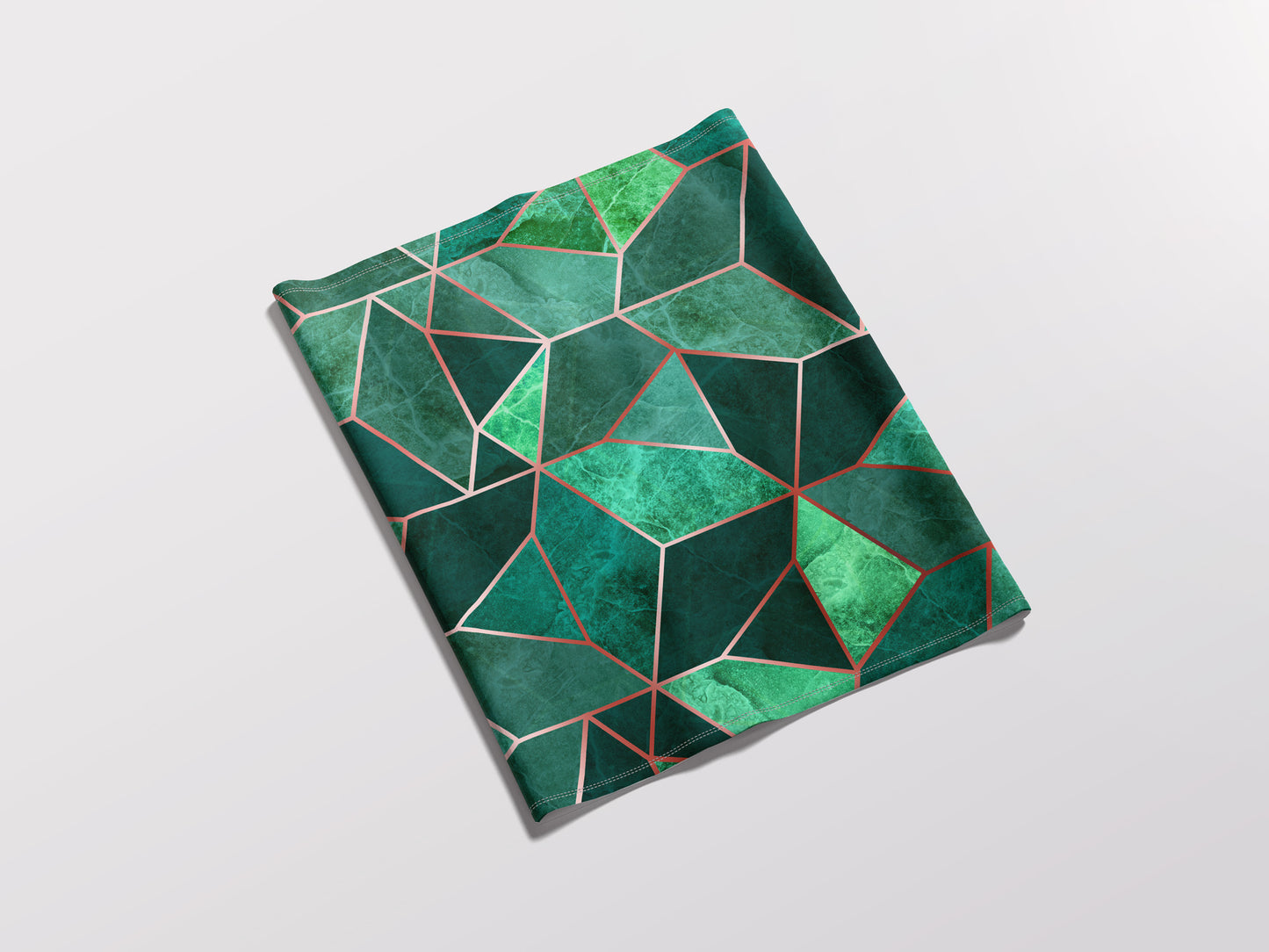 Emerald and Copper Reflections - Adult Snood