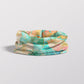 Marbled Tropical Sunset in Gilded Topaz- Adult Snood