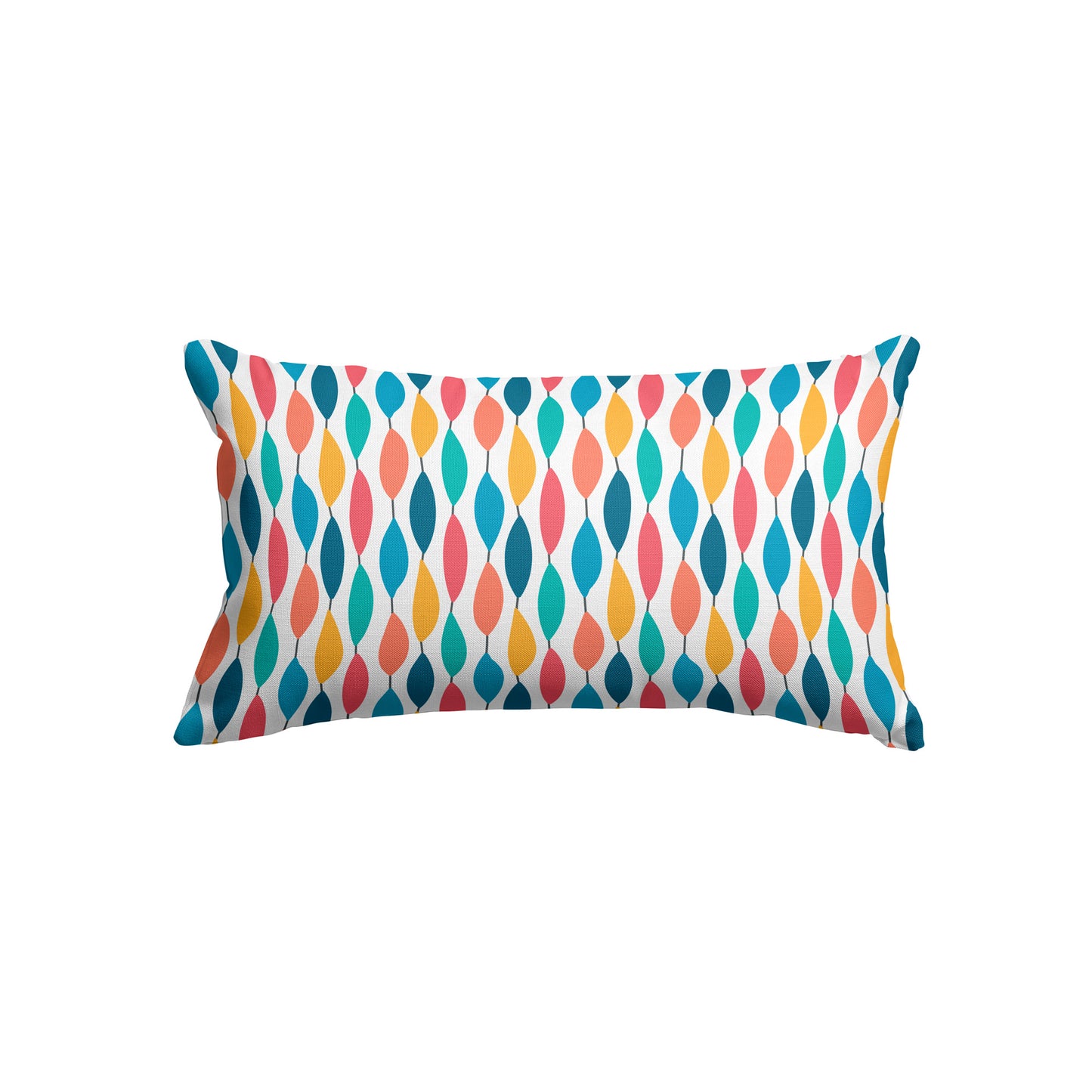 Retro Irregular Ogee Rectangle Cushion