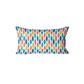 Retro Irregular Ogee Rectangle Cushion