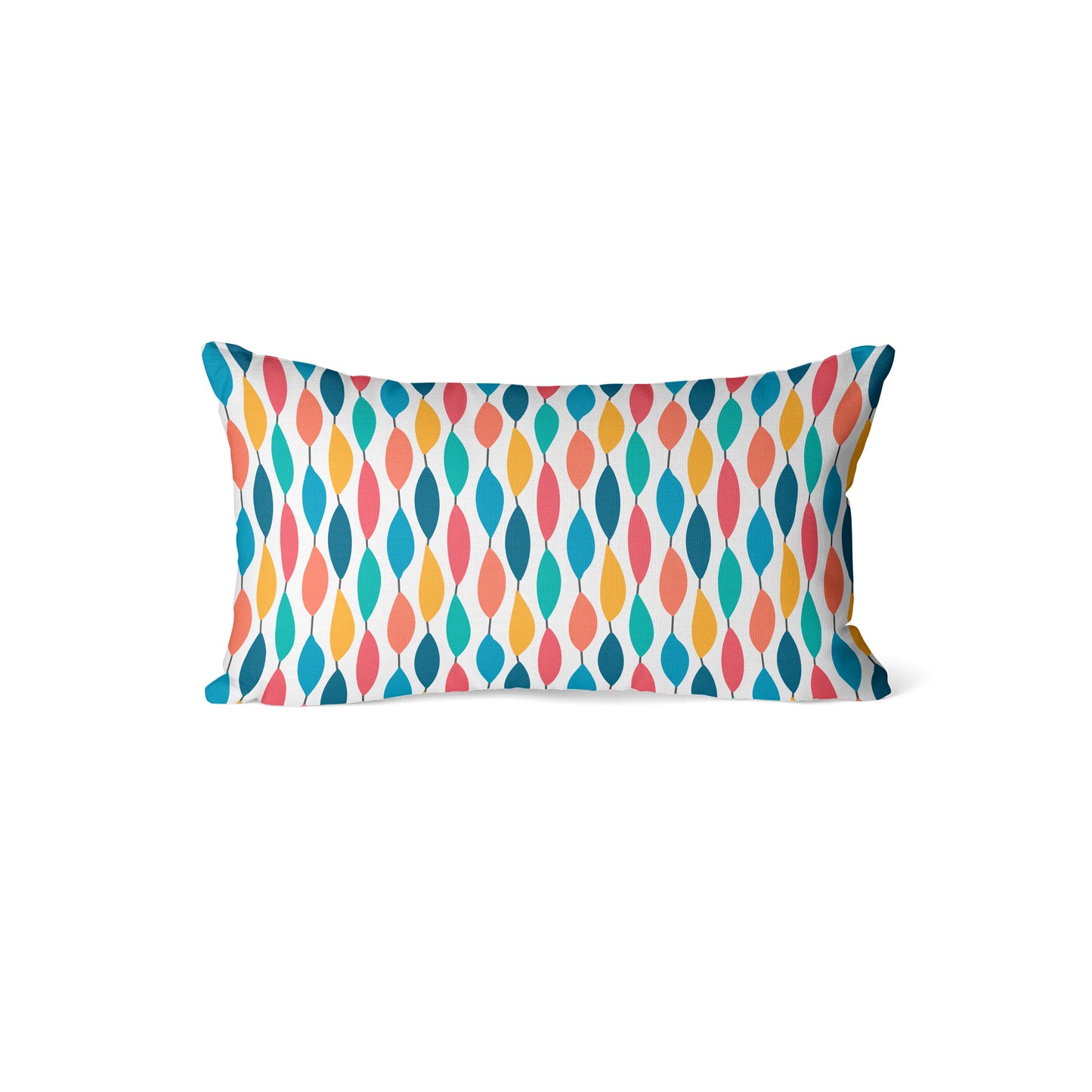 Retro Irregular Ogee Rectangle Cushion