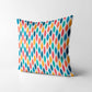 Retro Irregular Ogee Square Cushion