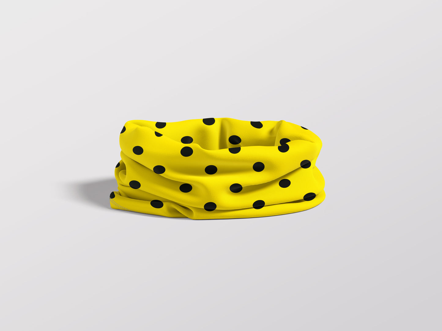 Polka Dots Yellow- Adult Snood