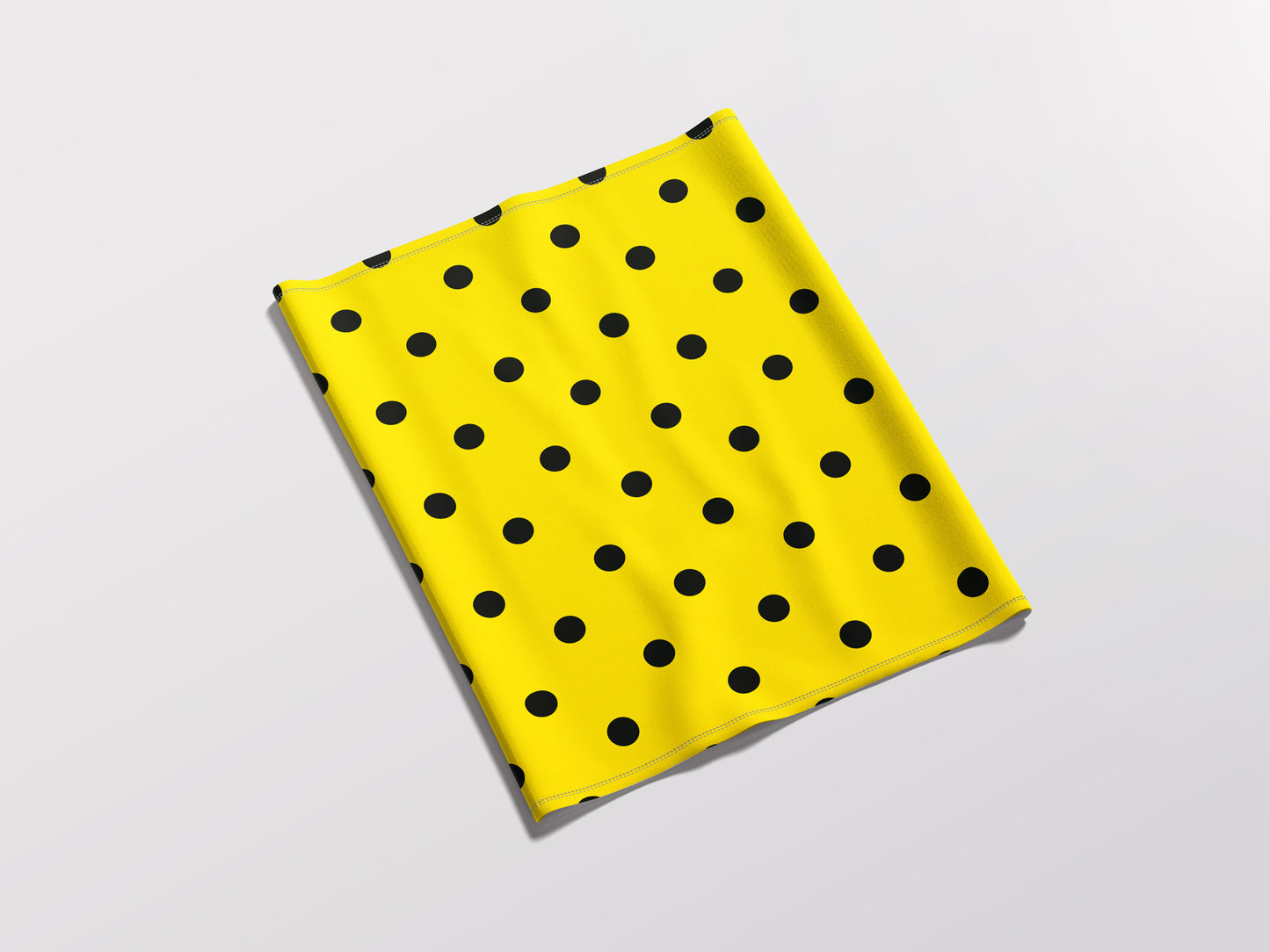 Polka Dots Yellow- Adult Snood