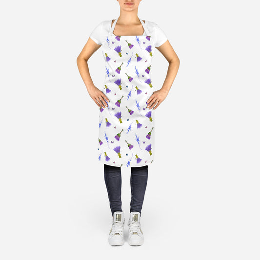 Lavender Flower Adult Apron