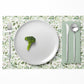 Forest Green Leaves Dinner Napkin