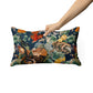 Birds and Snakes Rectangle Cushion