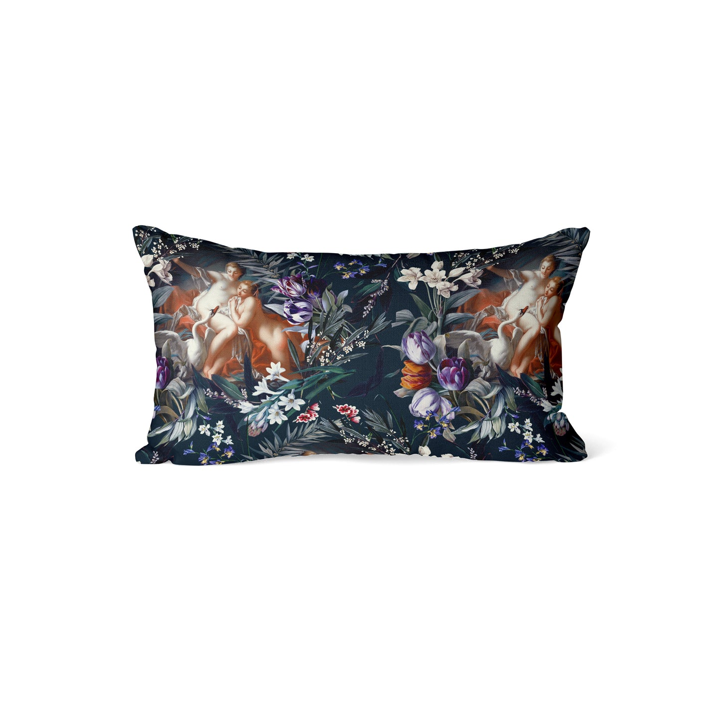 Leda and the Swan Rectangle Cushion