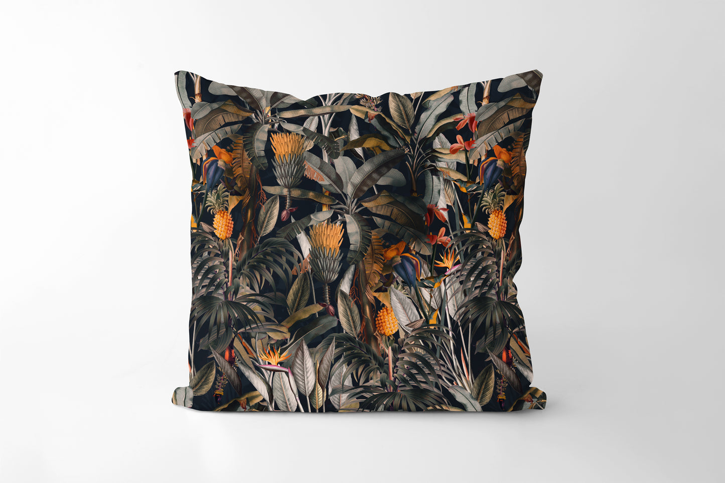 Midnight Forest III Square Cushion