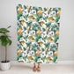 Safary Animals and Tropic Forest Blanket