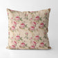 Vintage English Rose Square Cushion