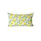 Citrus Lemon Fruit Rectangle Cushion