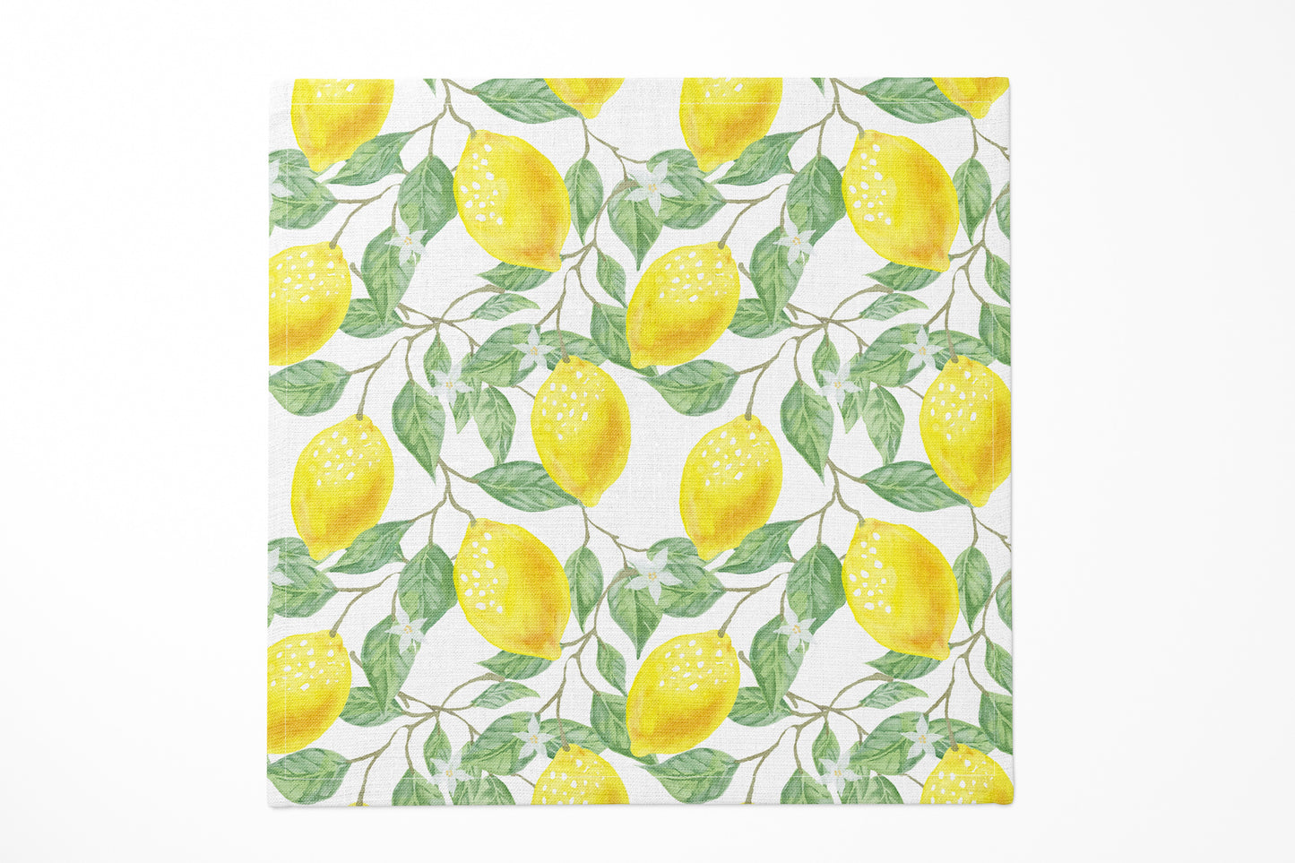 Summer Citrus Lemon Fruit Dinner Napkin