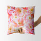 Roses in candy Square Cushion