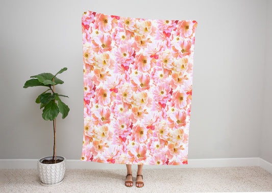 Full Blown Roses Blanket