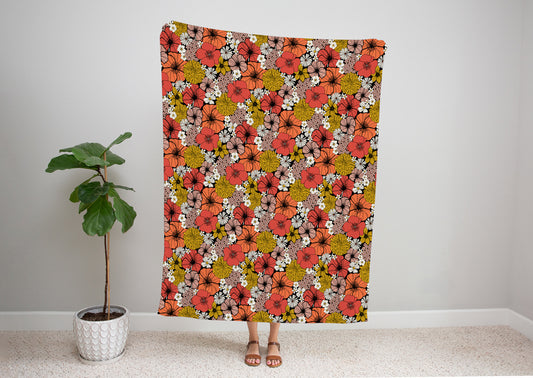 Free Spirit Blooms Blanket