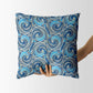 Ocean waves Square Cushion