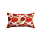 Pomegranate Roses Rectangle Cushion