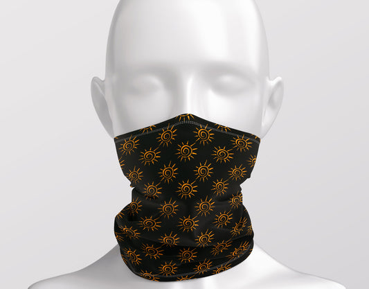 Boho Summer Tribal Art Black- Adult Snood