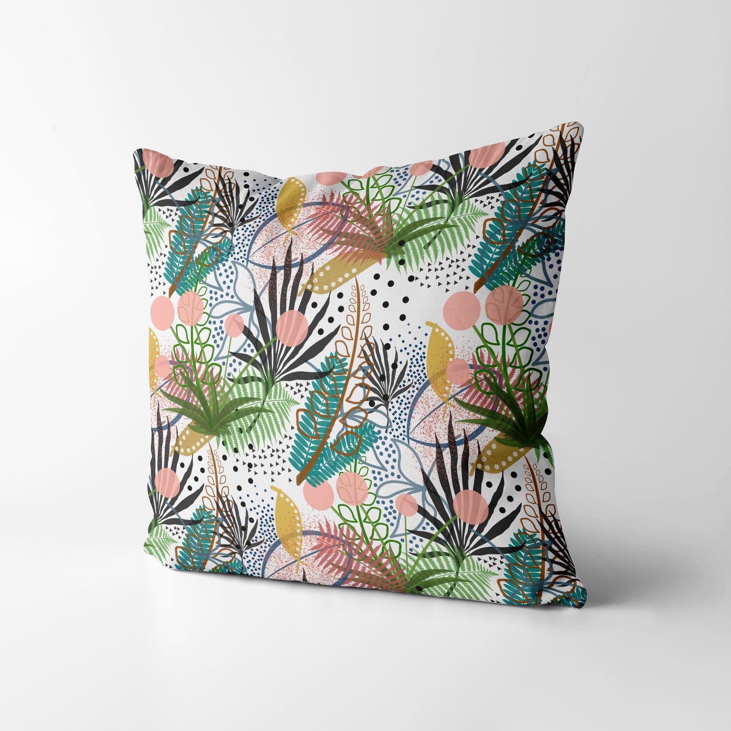Exotic mystery garden Square Cushion
