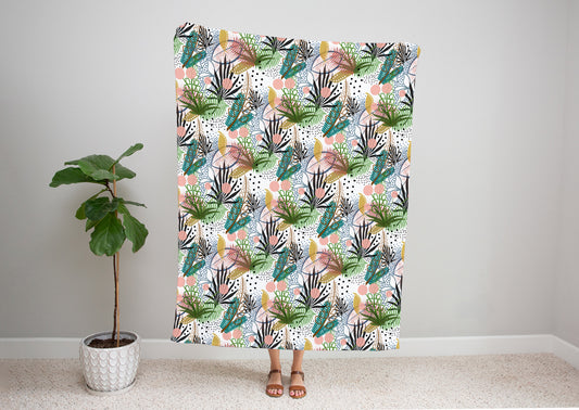 Exotic Mystery Garden Blanket