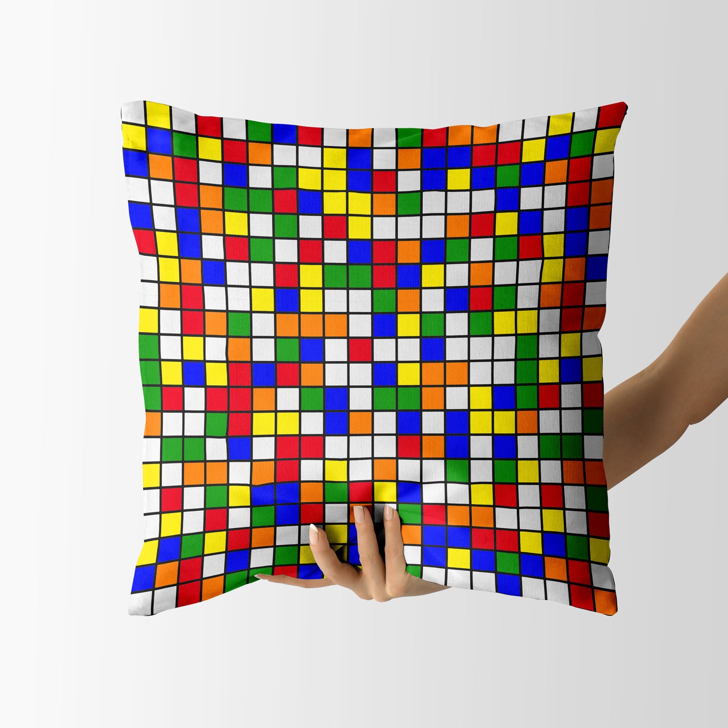 Cube theory Square Cushion