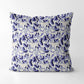 Hummingbirds and Trumpet Flowers Square Cushion