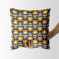 Playful retro chamomiles II Square Cushion