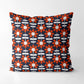 Playful retro chamomiles I Square Cushion