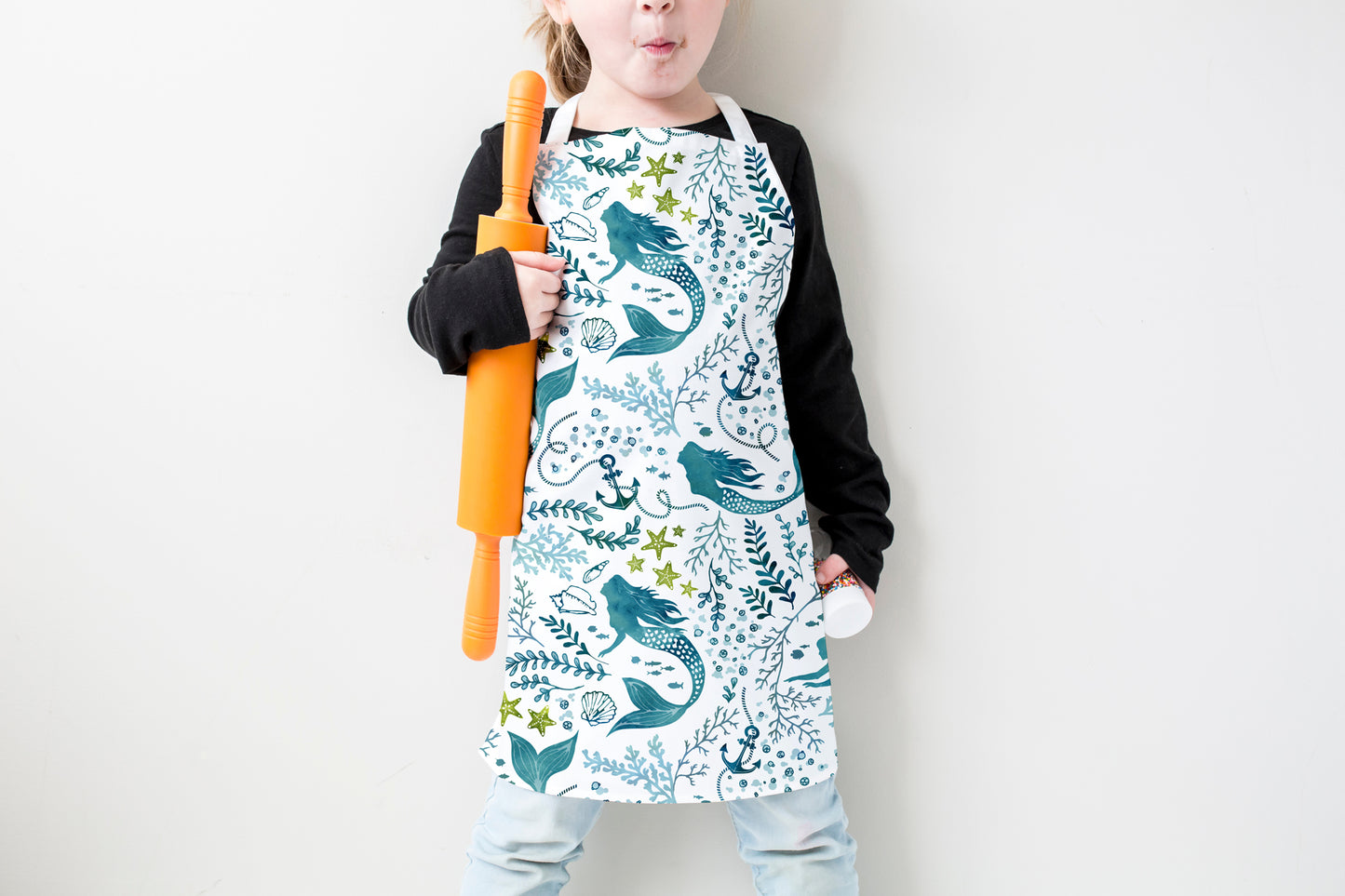 Mermaid Ocean Kids Apron